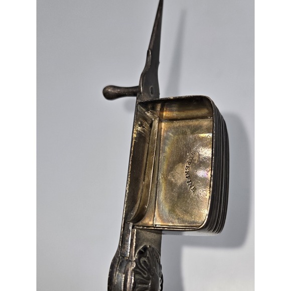 Antique‎ Footed Ornate Candle Snuffer Scissors Wick Cutter Trimmer